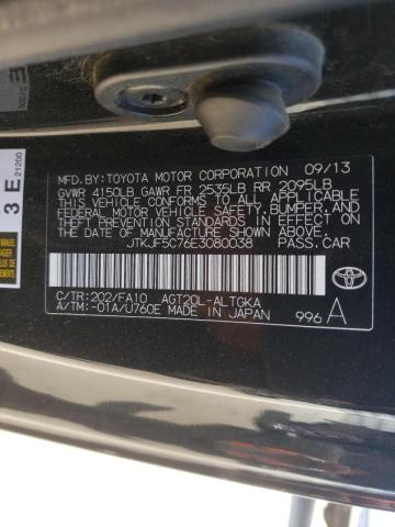 Photo 10 from auction – 2014 TOYOTA SCION TC with VIN JTKJF5C76E3080038