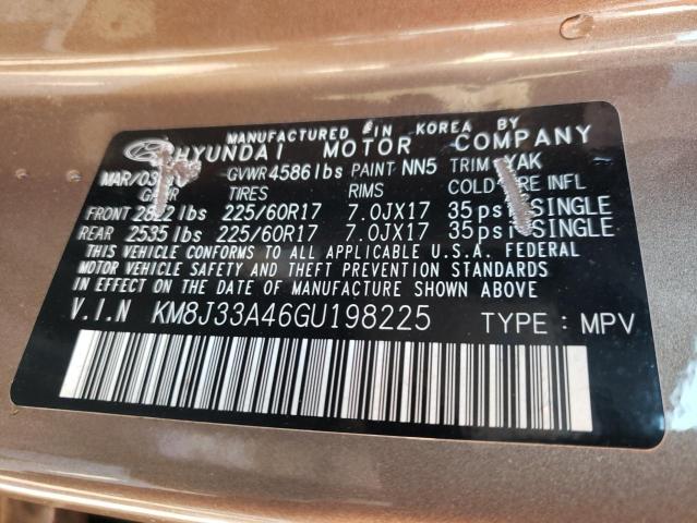 Photo 10 from auction – 2016 HYUNDAI TUCSON LIM with VIN KM8J33A46GU198225