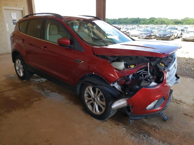 FORD ESCAPE SE 2018 with VIN 1FMCU9G9XJUC41645 - Photo from auction