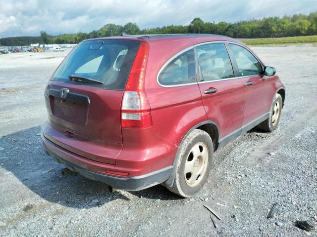 Photo 4 from auction – 2011 HONDA CR-V LX with VIN 5J6RE3H34BL033359