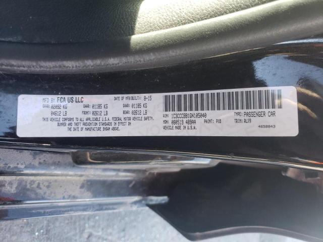 Photo 10 from auction – 2016 CHRYSLER 200 S with VIN 1C3CCCBB1GN105040