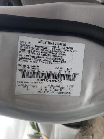 Photo 10 from auction – 2005 FORD TAURUS SE with VIN 1FAFP53265A246803