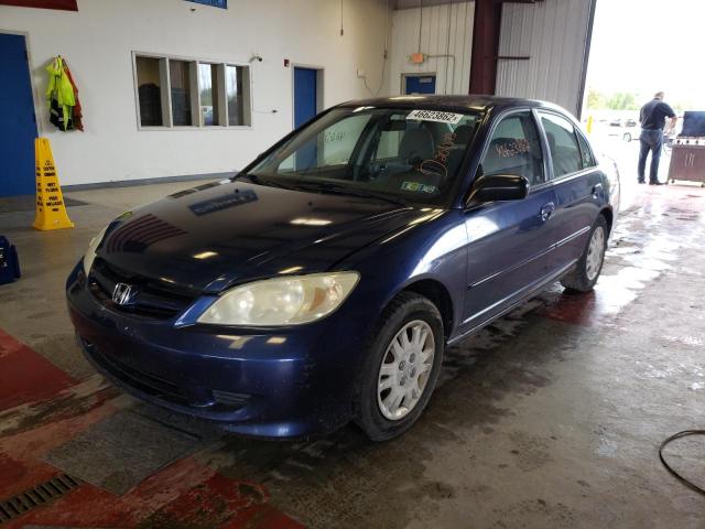 Photo 2 from auction – 2004 HONDA CIVIC LX with VIN 2HGES16604H599518