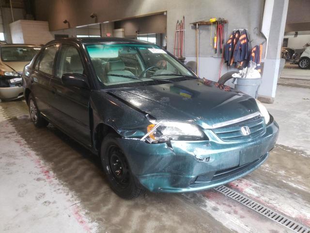 Photo 1 from auction – 2001 HONDA CIVIC LX with VIN 2HGES16541H587150