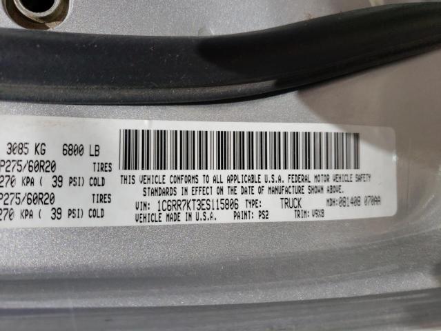 Photo 10 from auction – 2014 RAM 1500 SLT with VIN 1C6RR7KT3ES115806