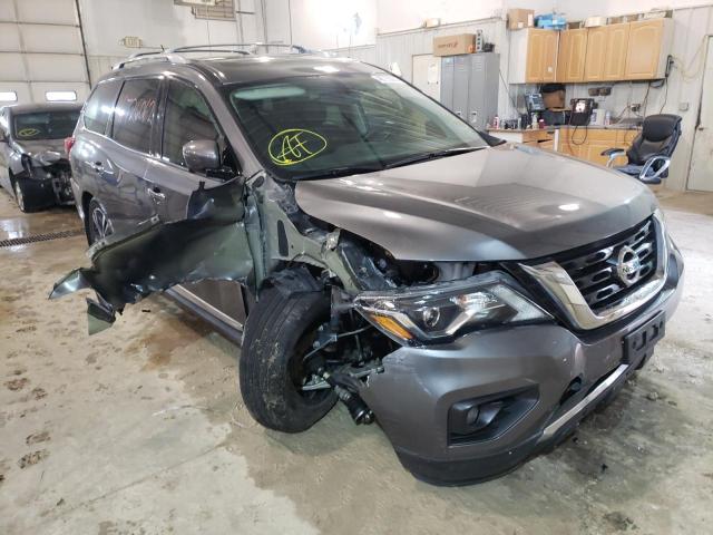 NISSAN PATHFINDER 2017 with VIN 5N1DR2MM5HC682573 - Photo from auction