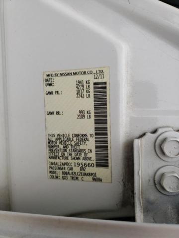 Photo 10 from auction – 2012 NISSAN ALTIMA BAS with VIN 1N4AL2AP0CC195660