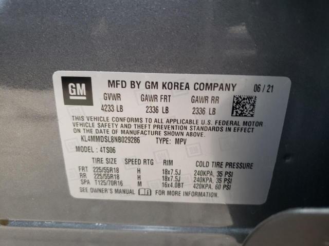 Photo 10 from auction – 2022 BUICK ENCORE GX with VIN KL4MMDSL8NB029286