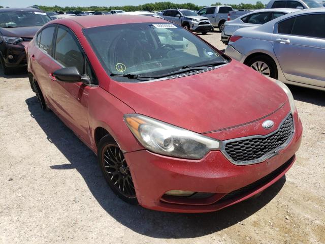 KIA FORTE EX 2014 with VIN KNAFX4A84E5075583 - Photo from auction