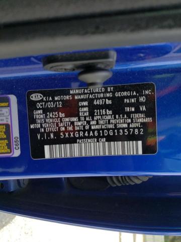 Photo 10 from auction – 2013 KIA OPTIMA SX with VIN 5XXGR4A61DG135782