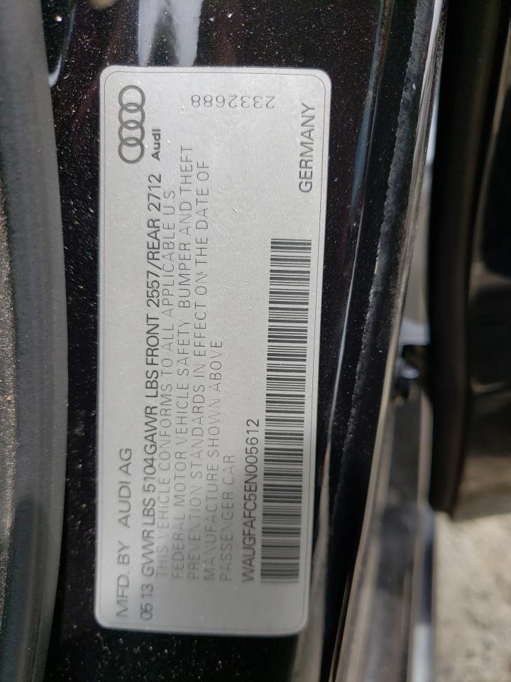 Photo 10 from auction – 2014 AUDI A6 PREMIUM with VIN WAUGFAFC5EN005612