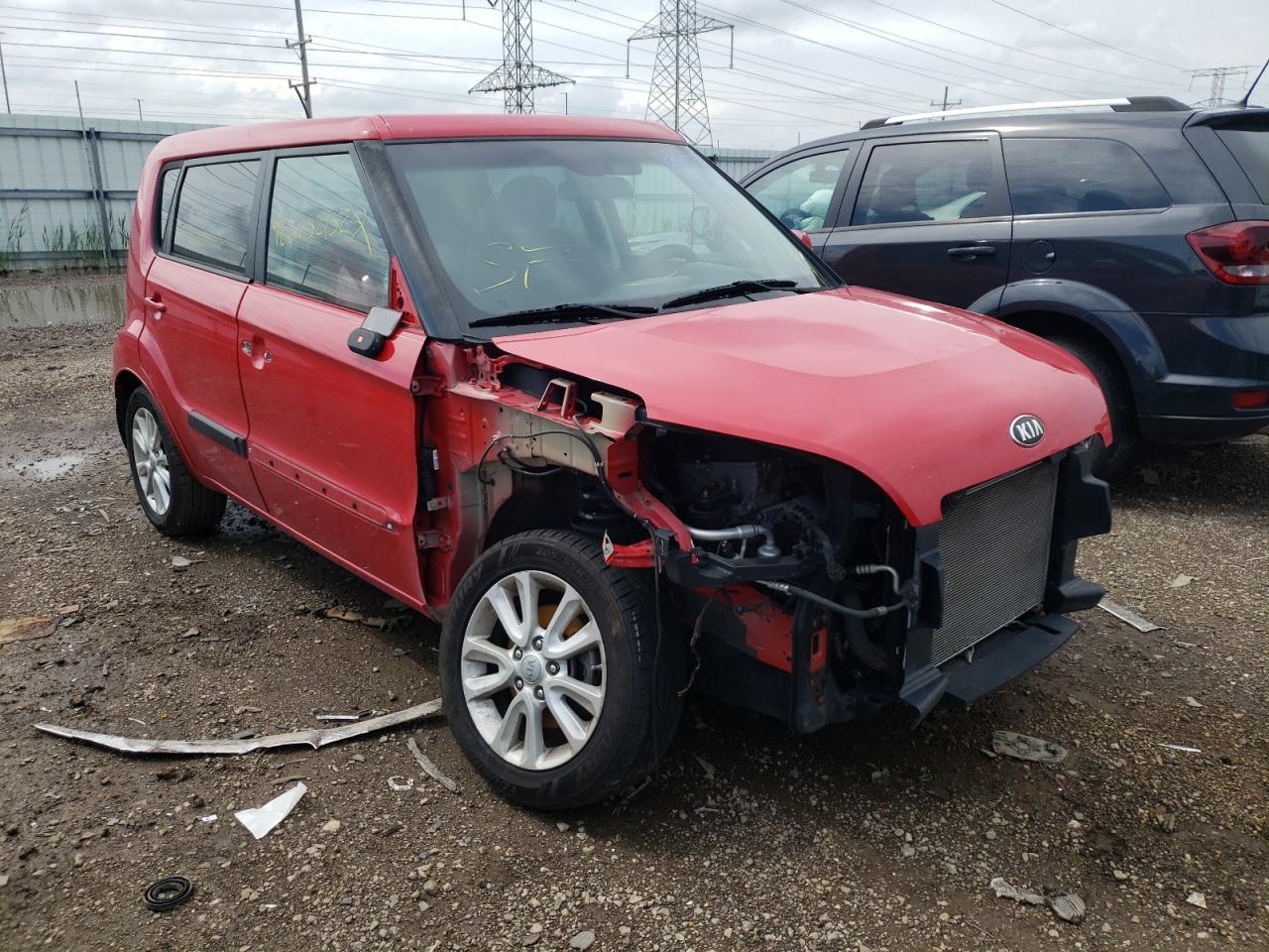 KIA SOUL + 2013 with VIN KNDJT2A69D7571235 - Photo from auction