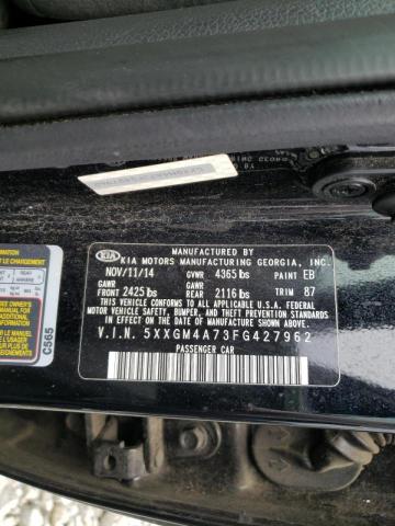 Photo 10 from auction – 2015 KIA OPTIMA LX with VIN 5XXGM4A73FG427962