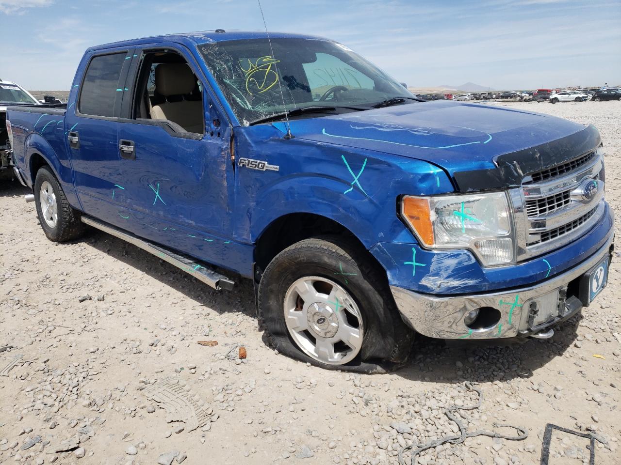 FORD F150 SUPER 2014 with VIN 1FTFW1EF2EFA17270 - Photo from auction