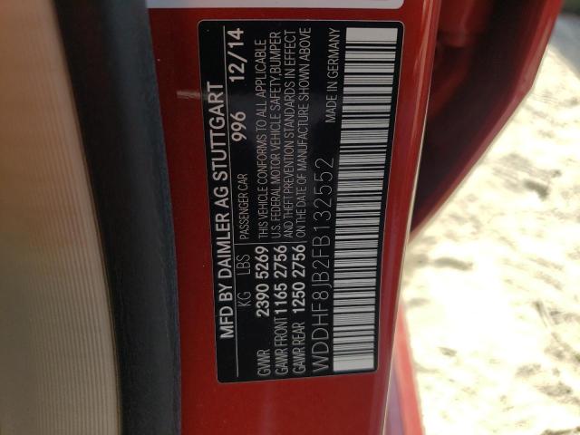 Photo 10 from auction – 2015 MERCEDES-BENZ E 350 4MAT with VIN WDDHF8JB2FB132552