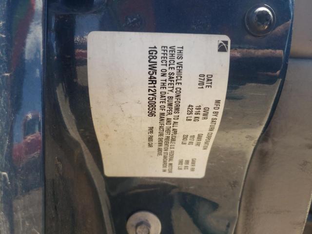 Photo 10 from auction – 2002 SATURN L300 with VIN 1G8JW54R12Y508596