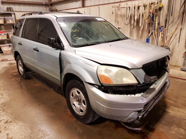 HONDA PILOT LX 2003 with VIN 2HKYF18173H504492 - Photo from auction