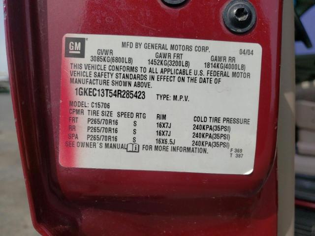 Photo 10 from auction – 2004 GMC YUKON with VIN 1GKEC13T54R285423