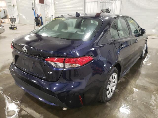 Photo 4 from auction – 2021 TOYOTA COROLLA LE with VIN 5YFEPMAE4MP180596