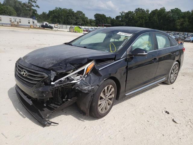 Photo 2 from auction – 2016 HYUNDAI SONATA SPO with VIN 5NPE34AF1GH405286