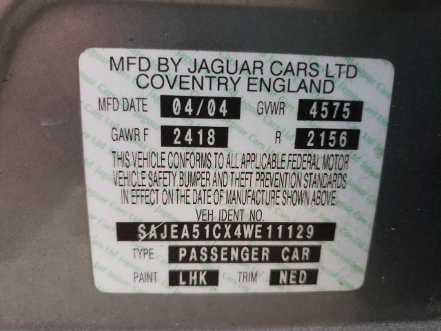 Photo 10 from auction – 2004 JAGUAR X-TYPE 3.0 with VIN SAJEA51CX4WE11129
