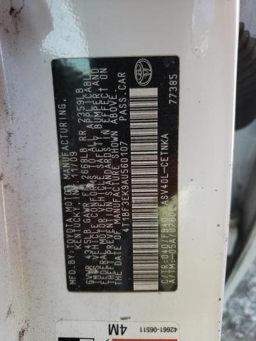 Photo 10 from auction – 2010 TOYOTA CAMRY BASE with VIN 4T1BF3EK9AU560107