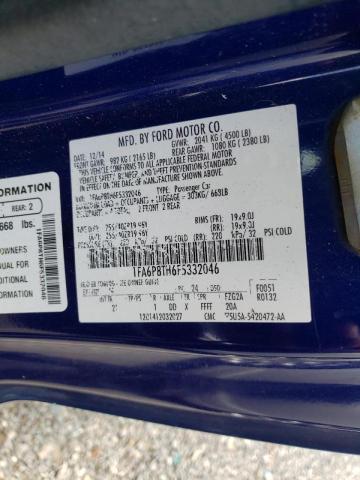 Photo 10 from auction – 2015 FORD MUSTANG with VIN 1FA6P8TH6F5332046