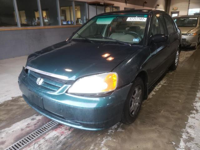 Photo 2 from auction – 2001 HONDA CIVIC LX with VIN 2HGES16541H587150