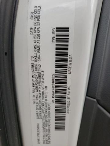 Photo 10 from auction – 2009 SUBARU TRIBECA LI with VIN 4S4WX97D094400029