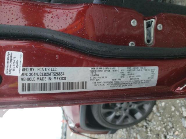 Photo 10 from auction – 2021 JEEP COMPASS 80 with VIN 3C4NJCEB2MT526654