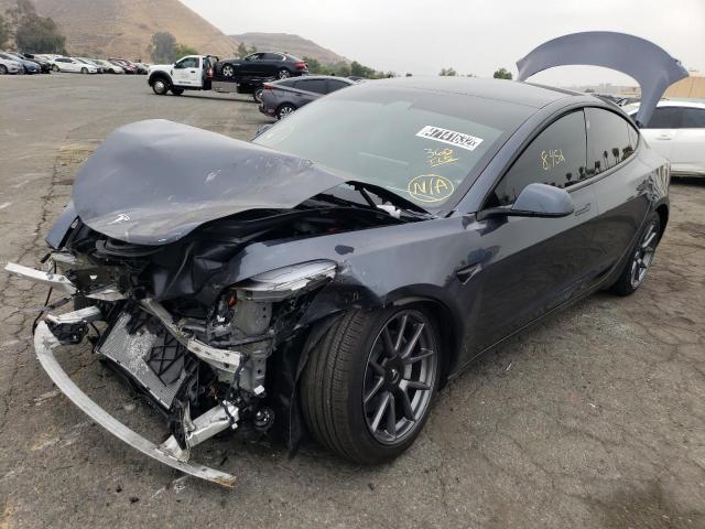 Photo 2 from auction – 2022 TESLA MODEL 3 with VIN 5YJ3E1EB1NF137133