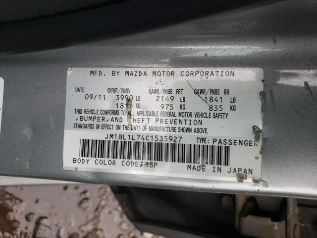 Photo 10 from auction – 2012 MAZDA 3 I with VIN JM1BL1L74C1535927