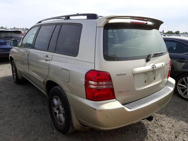 Photo 3 from auction – 2002 TOYOTA HIGHLANDER with VIN JTEHF21A920077873