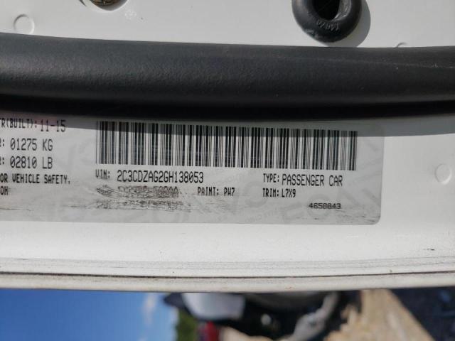 Photo 10 from auction – 2016 DODGE CHALLENGER with VIN 2C3CDZAG2GH138053