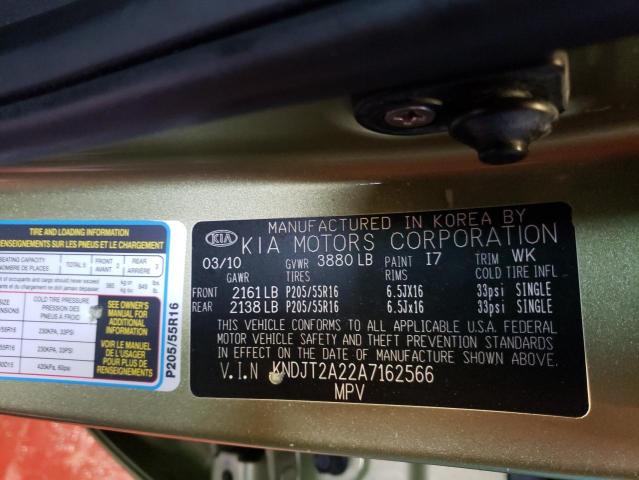Photo 10 from auction – 2010 KIA SOUL + with VIN KNDJT2A22A7162566