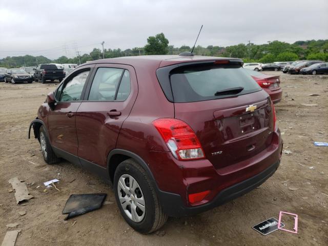 Photo 3 from auction – 2017 CHEVROLET TRAX LS with VIN 3GNCJKSB6HL227865