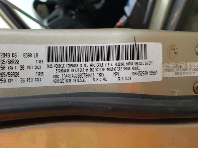 Photo 10 from auction – 2011 DODGE DURANGO CR with VIN 1D4RE4GG8BC734411