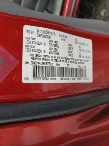 Photo 10 from auction – 2006 DODGE GRAND CARA with VIN 2D4GP44L46R913562