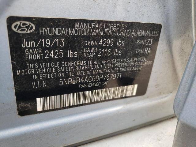 صورة رقم 10 من المزاد - 2013 HYUNDAI SONATA مع VIN 5NPEB4AC0DH767971