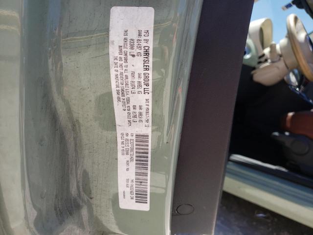 Photo 10 from auction – 2012 FIAT 500 LOUNGE with VIN 3C3CFFER0CT314281