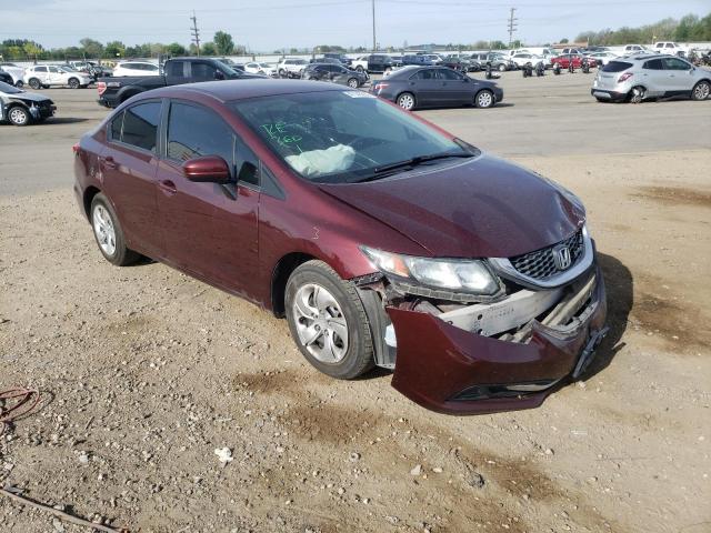 HONDA CIVIC LX 2014 with VIN 19XFB2F50EE052441 - Photo from auction
