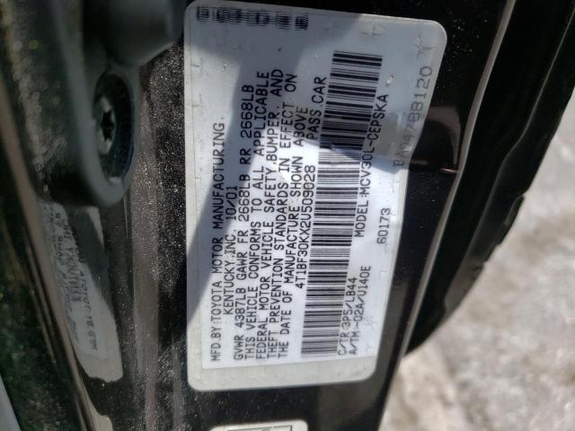 Photo 10 from auction – 2002 TOYOTA CAMRY LE with VIN 4T1BF30KX2U509028