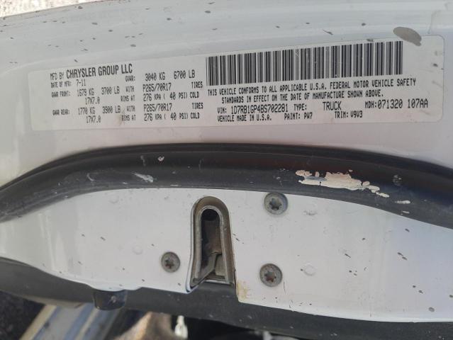 DODGE RAM 1500 2011 with VIN 1D7RB1GP4BS702281 - Photo from auction