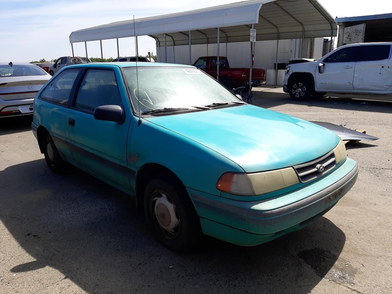 HYUNDAI EXCEL 1994 with VIN KMHVD12J1RU325490 - Photo from auction