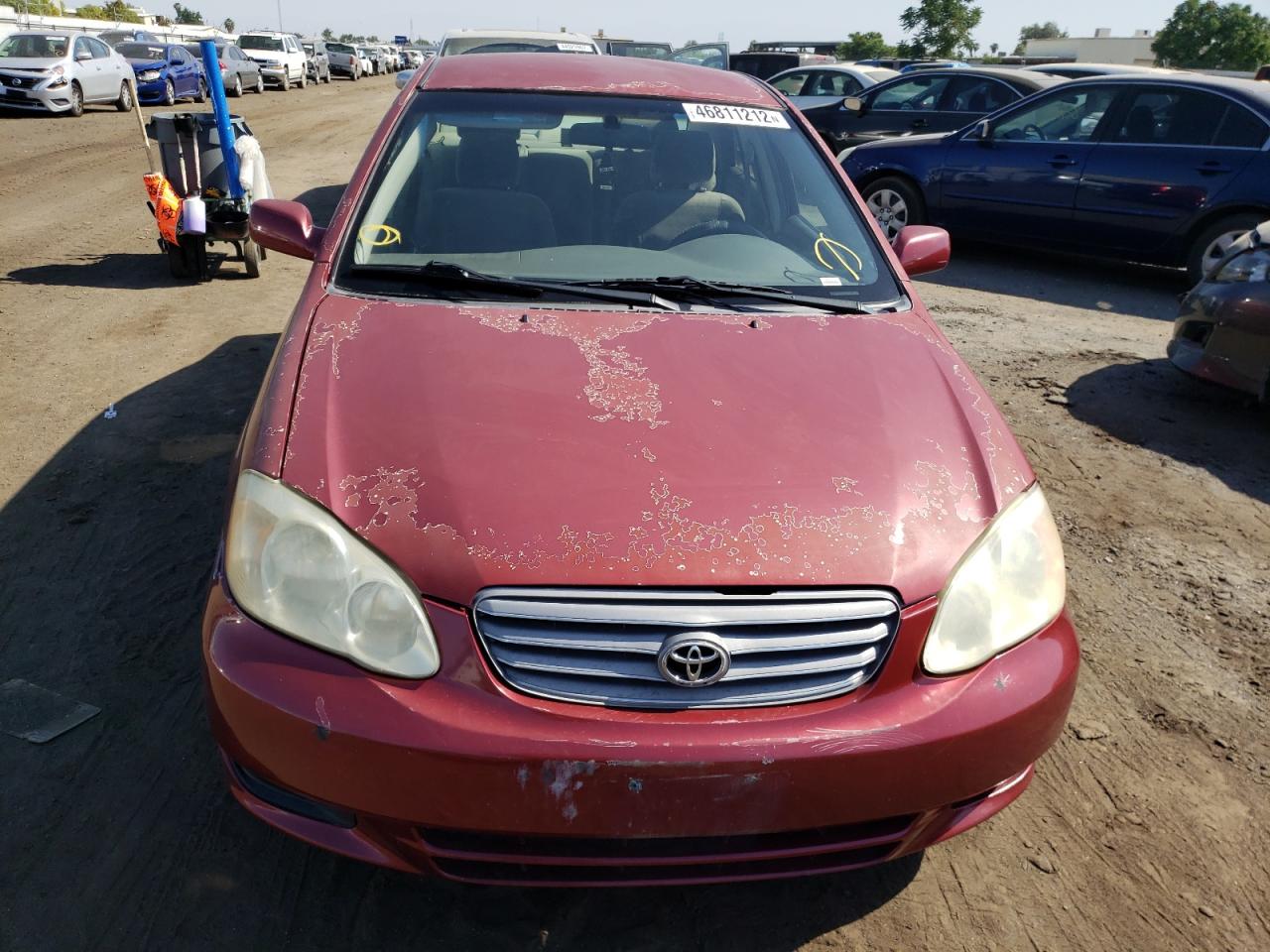 Photo 20 from auction – 2003 TOYOTA COROLLA CE with VIN JTDBR32E230021476