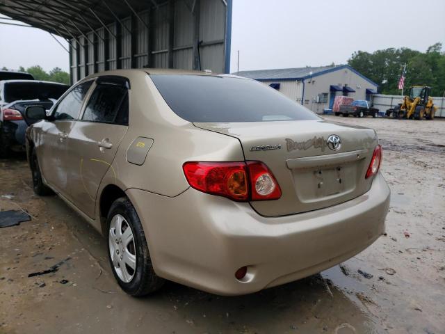 Photo 3 from auction – 2009 TOYOTA COROLLA BA with VIN 1NXBU40E09Z136016