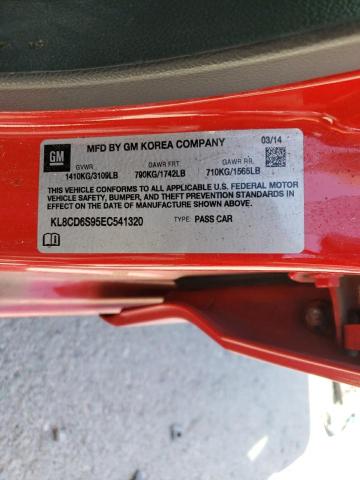 Photo 10 from auction – 2014 CHEVROLET SPARK 1LT with VIN KL8CD6S95EC541320
