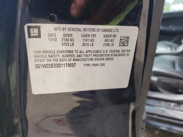 Photo 10 from auction – 2013 CHEVROLET IMPALA LTZ with VIN 2G1WC5E33D1178697