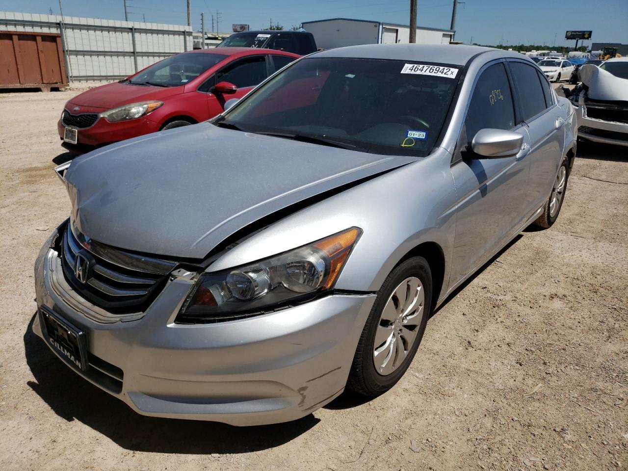 Photo 2 from auction – 2012 HONDA ACCORD LX with VIN 1HGCP2F38CA059321
