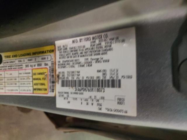 Photo 10 from auction – 2014 FORD FUSION SE with VIN 3FA6P0H76ER118073